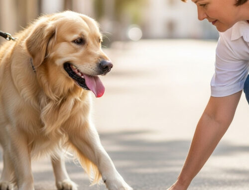 Cuidado con las patas: El asfalto caliente quema. Consejos para pasear en verano.