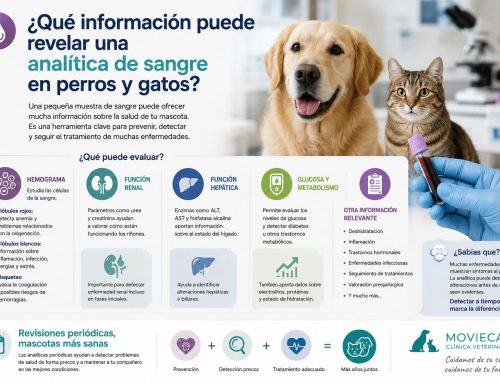 ¿Qué información puede revelar una analítica de sangre en perros y gatos?